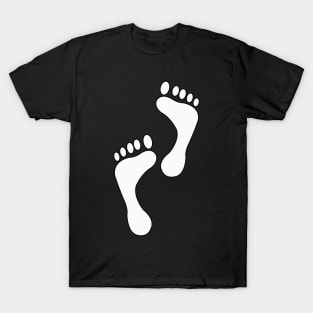 Footprints young boy T-Shirt